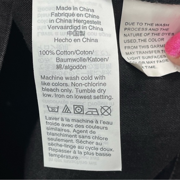 Madewell Denim Babydoll Button Front Shirtdress in Washed Black Size Medium Boho - Picture 12 of 12